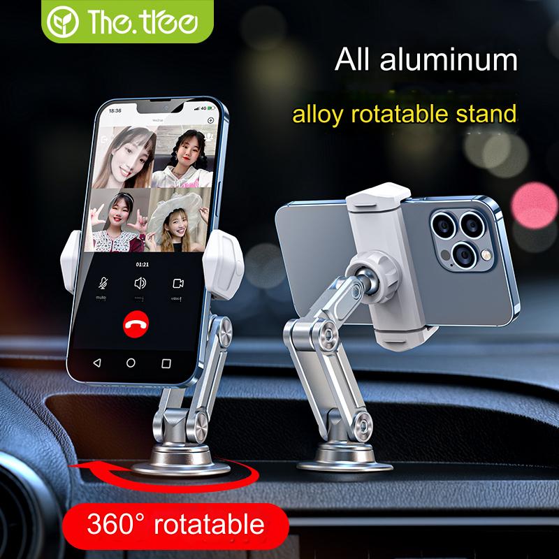 Car Mobile Phone Holder, Car-specific Universal Magnetic Folding Navigation Support Frame, Adhesive Fixed Anti-shake