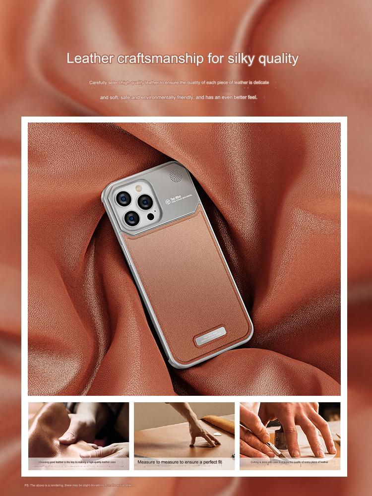 Thetree Is Suitable For Apple IPhone 15 pro max Case Aluminum Alloy Protective Cover Aromatherapy Shell Autumn And Winter Anti-fall Heat Dissipation Frameless Ultra-thin Advanced