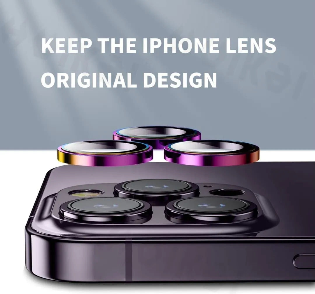 iPhone 15 Pro Max 14 Pro 15 14 PLus 13 Camera Lens Protector Tempered Glass Camera Cover Screen Protector Metal Scratc
