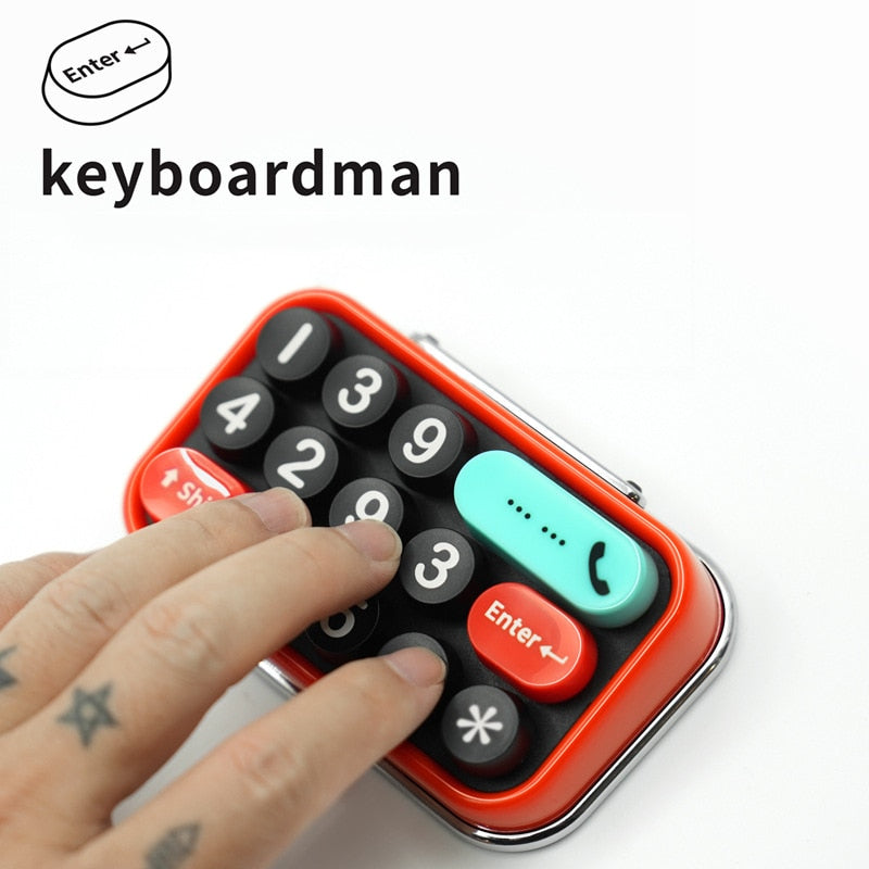 Car Accessory Creative Keyboard Temporary Parking Card License Phone Number Plate Hidden Car Stop Sign Auto Interior Accessories