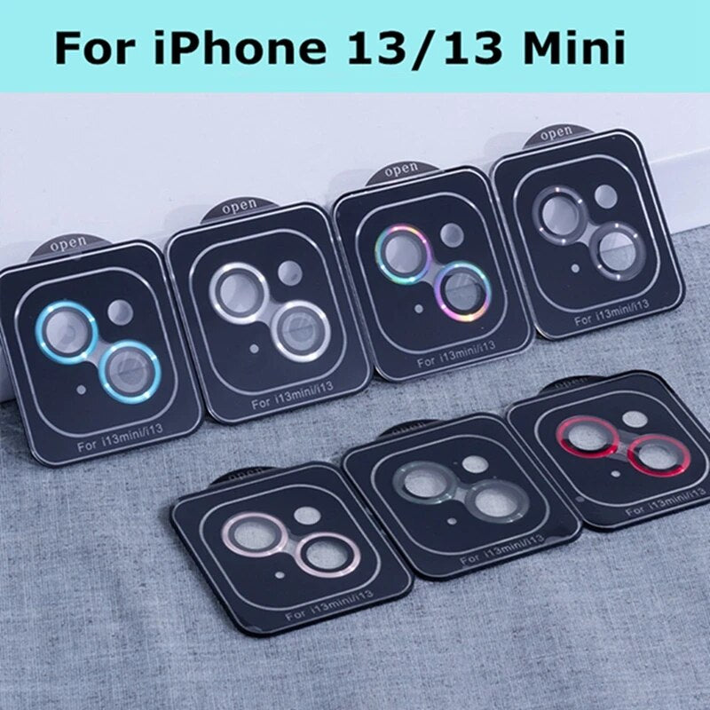 Camera Protector For iPhone 13 14 Pro Max Metal Lens Ring Glass Case For iPhone 14 Plus 13Pro Max 14pro max Lens Protective Cap