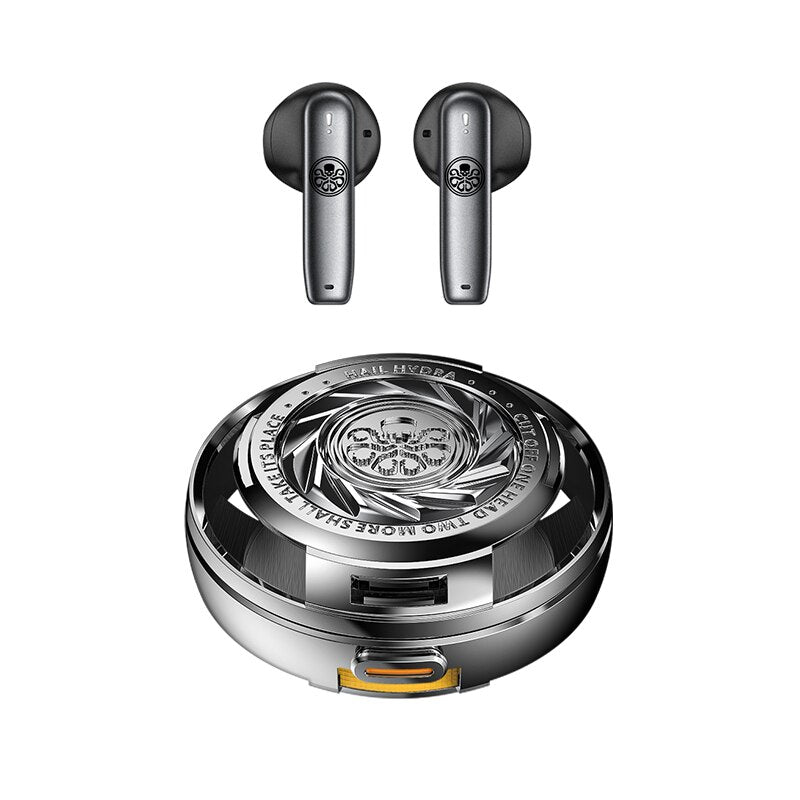 Metal Wireless Earbuds Art Toy Design Style HD Sound Long Standby Music Calling TWS Gaming Earphone BT5.3Headphones TWS Earbuds