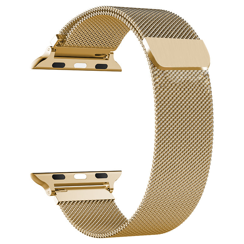 PZOZ Is Suitable For Apple watch7 Strap 6th Generation Watch Apple Watch Accessories 5 Milanese 1/2/3/4S4 Watch Strap Se Male Generation Stainless Steel Strap S7 Metal 44mm38/42