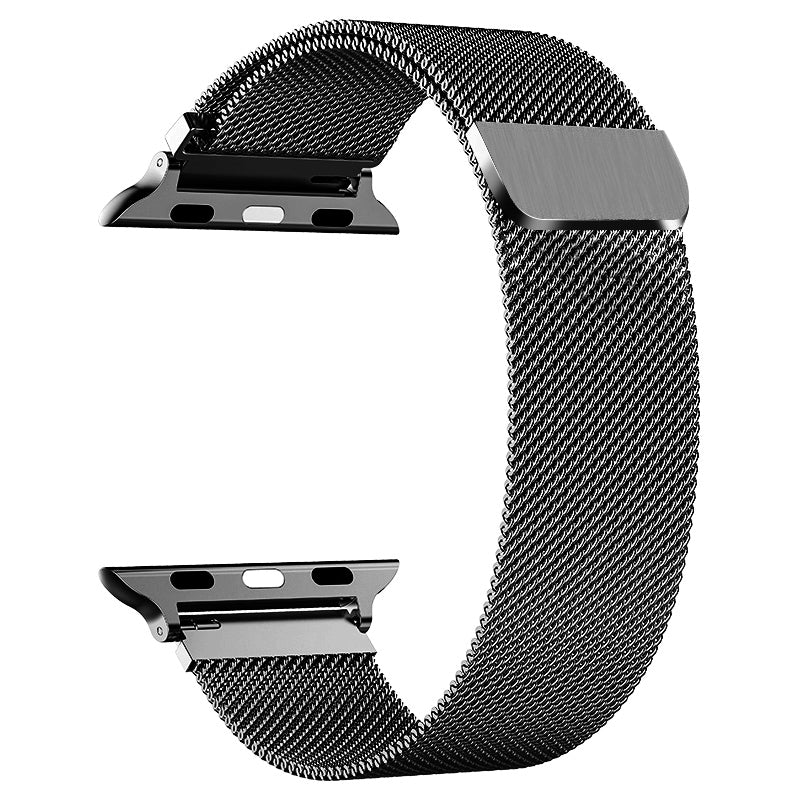 PZOZ Is Suitable For Apple watch7 Strap 6th Generation Watch Apple Watch Accessories 5 Milanese 1/2/3/4S4 Watch Strap Se Male Generation Stainless Steel Strap S7 Metal 44mm38/42