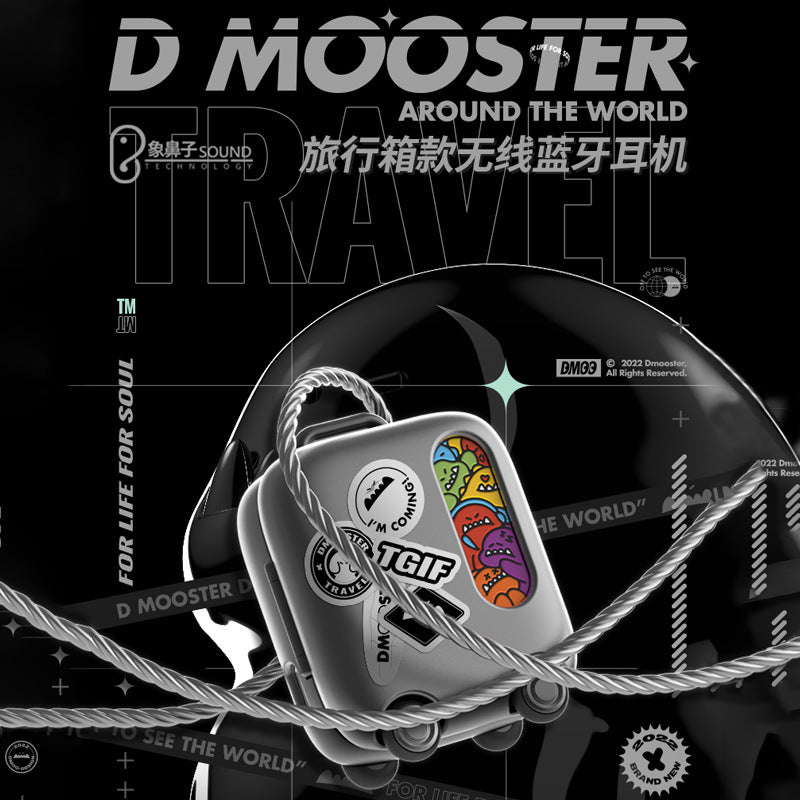 New Joint Big Monster Suitcase Bluetooth Headset Wireless Bluetooth 5.1 For Huawei Xiaomi Apple