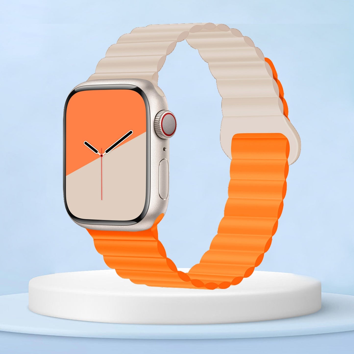Silicone Loop Strap for Apple Watch 8 Ultra 7 6 SE 5 4 3 Magnetic Buckle Bracelets for iWatch Band 49mm 42/44/45mm 38/40/41mm