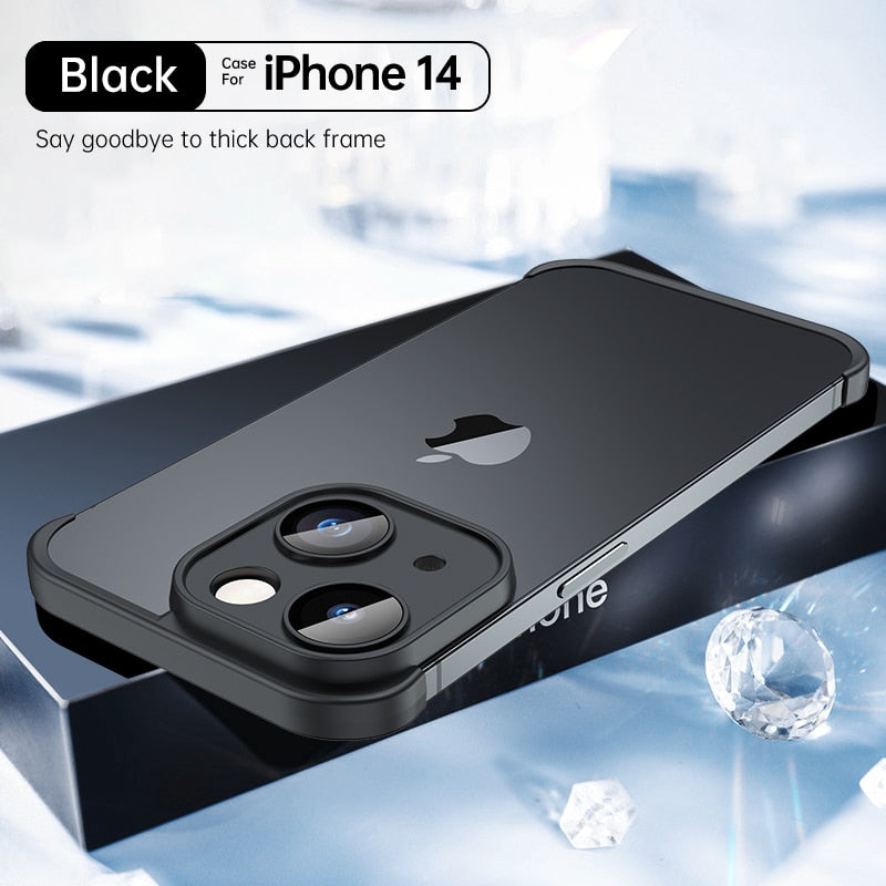 Luxury With Lens Protector Corner Pad Soft Silicone Case For iPhone 14 Pro Max Shockproof Phone Cover On iPhone 12 13 14