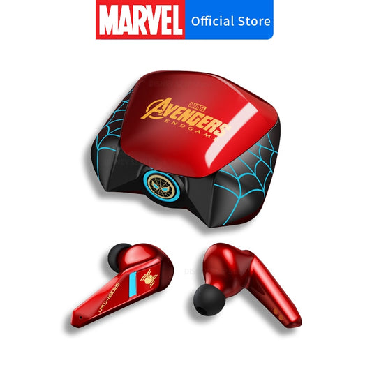 Disney Marvel Iron Man Wireless TWS Bluetooth Earphone Noise Reduction Sports Gaming Waterproof Earbuds with Mic Headsets